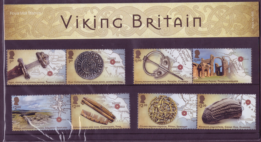 (image for) 2024 Viking Britain Royal Mail Presentation Pack 645